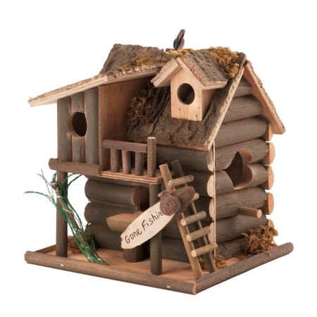 GONE FISHIN BIRDHOUSE